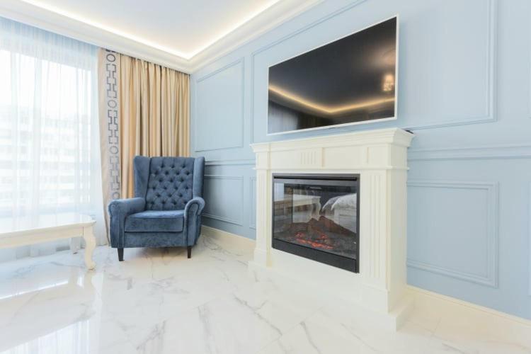 Роскошная 3К Квартира 120М2 На Набережной В Жк Obolon Residentsic Kiew Exterior foto