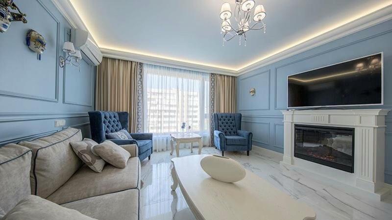 Роскошная 3К Квартира 120М2 На Набережной В Жк Obolon Residentsic Kiew Exterior foto